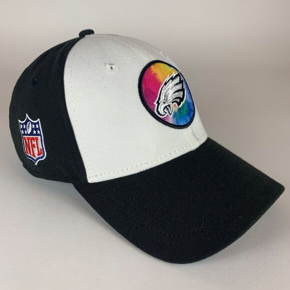 Philadelphia Eagles NFL New Era 39Thirty Crucial Catch Stretch Fitted Hat S/M - Picture 1 of 6